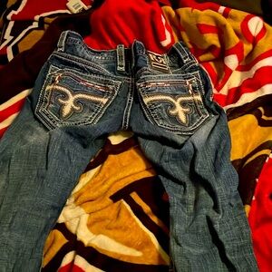 Mens Rock Revival Jeans Like New